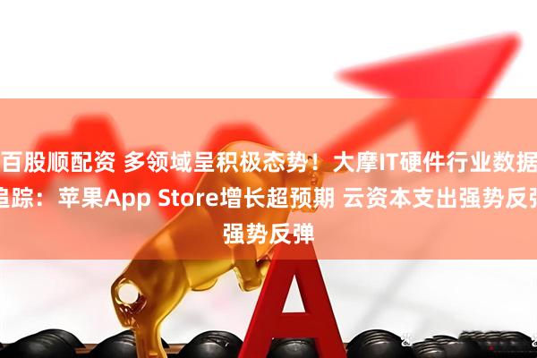 百股顺配资 多领域呈积极态势！大摩IT硬件行业数据追踪：苹果App Store增长超预期 云资本支出强势反弹